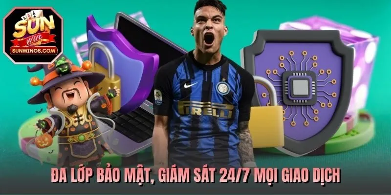 Đa lớp bảo mật, giám sát 24/7 mọi giao dịch